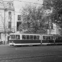 Tramvai linia 15 în Piața Rosetti 05.11.1977