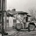 Demolari pe strada Uranus, colţ cu strada Maior Ene