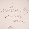 Graffiti pe scarile interioare ale MNAC