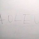 Graffiti pe scarile interioare ale MNAC