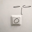 Graffiti pe scarile interioare ale MNAC