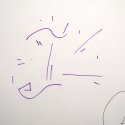Graffiti pe scarile interioare ale MNAC