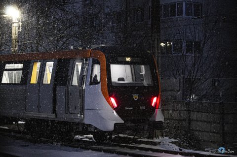 Trenul Alstom BM4 în probe