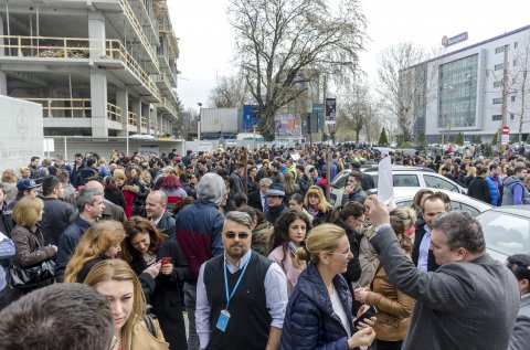 Exercitiu de incendiu in Pipera