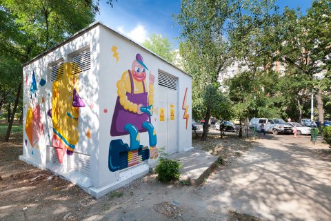 Punct transformare renovat - Parcul Tineretului