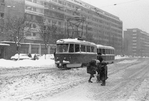 Tramvai ITB 116 linia 11 Calea Giulesti 19.01.1979