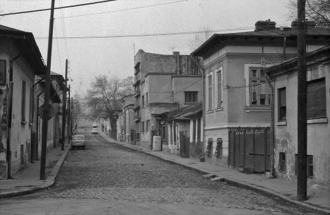 Strada Minotaurului, la intersecţia cu strada Antim