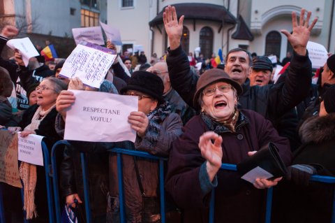 Protest Cotroceni - Bulevardul Gheorghe Marinescu