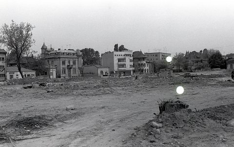 Demolarea cartierului URANUS - amplasamentul Casei Poporului