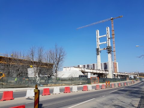 Podul Ciurel in chinurile facerii