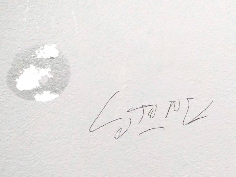 Graffiti pe scarile interioare ale MNAC