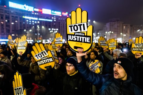 Protest Justiție - Piața Victoriei