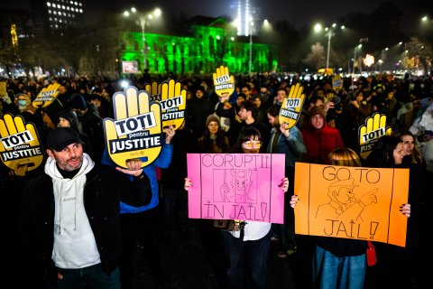 Protest Justiție - Piața Victoriei