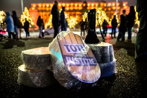 Protest Justiție - Piața Victoriei