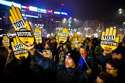 Protest Justiție - Piața Victoriei
